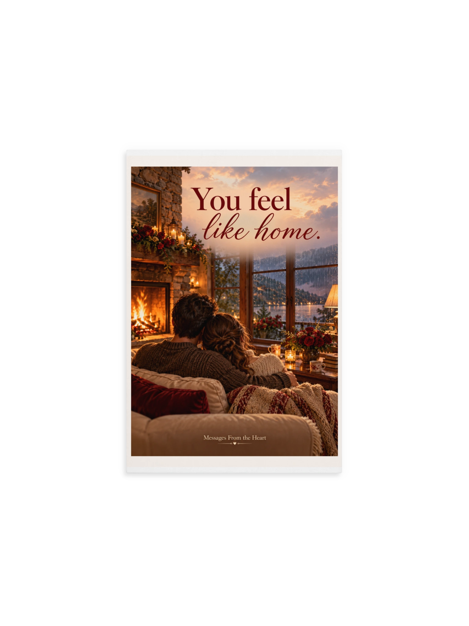 You Feel Like Home — Physical QR Greeting Card